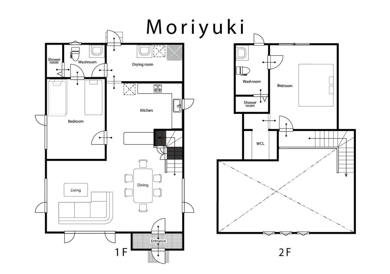 فيلا Moriyuki NakaNakafurano المظهر الخارجي الصورة